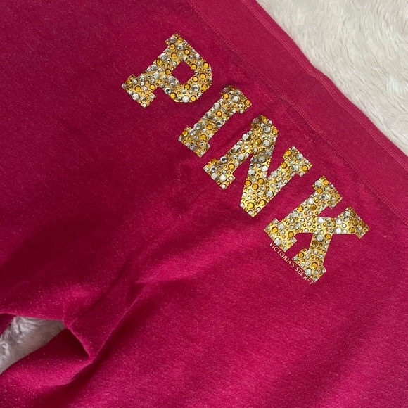 Victoria's Secret Pink Sweatpants with Bling Logo - Picture 3 of 7